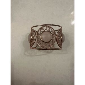 BCBGeneration rose gold cuff crystal bracelet